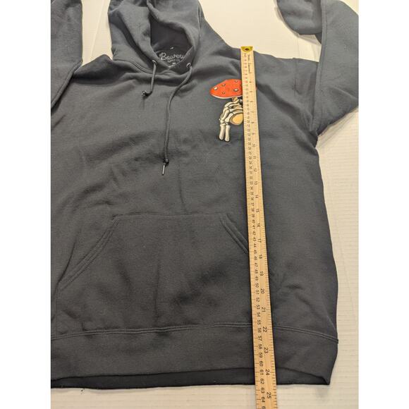 Bowery Supply Co. hoodie Sweatshirt unisex black size Mt - Picture 5 of 6